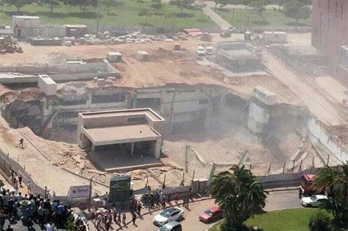 Un edificio en construcción se derrumba en “Tel Aviv” Un edificio en construcción se derrumba en “Tel Aviv”